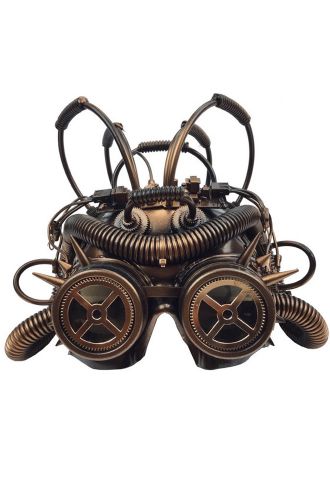 Steam Powered Helmet Mask (Copper)