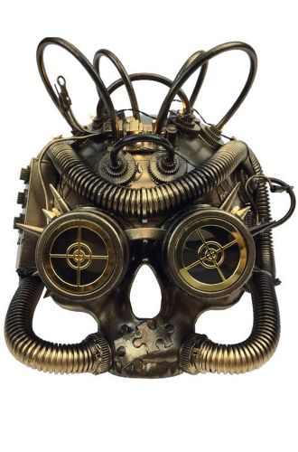 Respirator Skull mask (Gold)