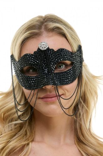 Midnight Jewel Masquerade Mask