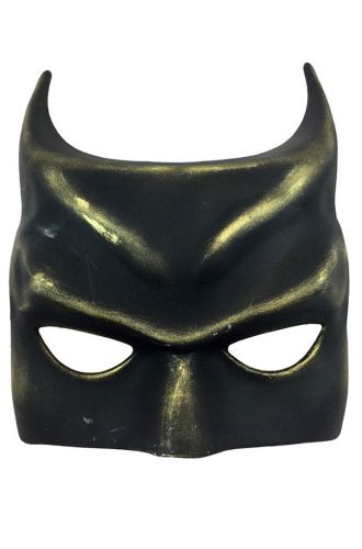 The Steampunk Crusader Mask (Black/Gold)