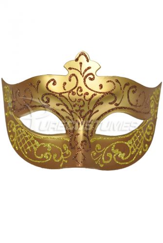 Royal Countess Venetian Mask (Brown)