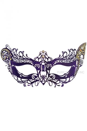 Winged Angel Venetian Mask (Purple)