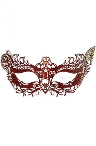 Winged Angel Venetian Mask (Red)
