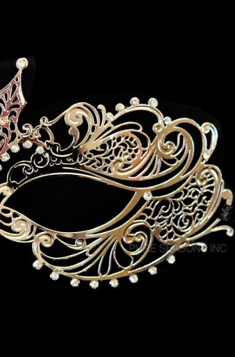 Empress Divine Venetian Mask (Silver)