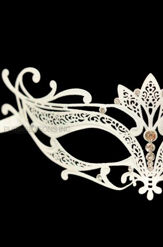 Princess Venetian Mask (White)