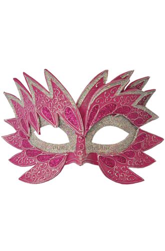 Fiery Angel Venetian Mask (Pink)
