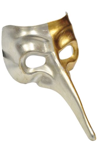 Mid Nasone Mask (Gold/Silver)
