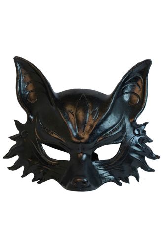 Midnight Fox Half Mask