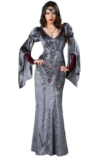 Dark Medieval Maiden Adult Costume