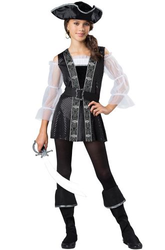 Dark Pirate Lass Tween Costume