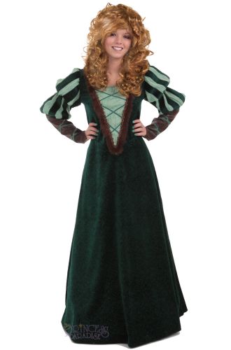 Green Forest Princess Adult Costume