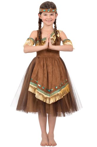 Deluxe Native American Princess Child Costume