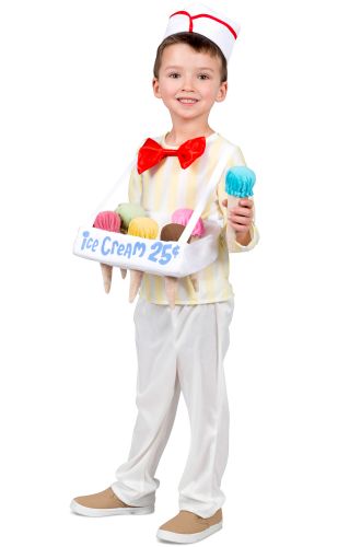 Ice Cream Cone Salesman Toddler Costume