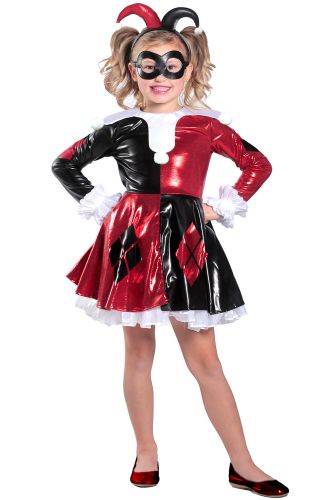 Premium Harley Quinn Dress Child Costume