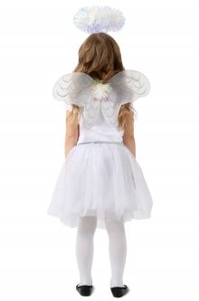 Tinsel Angel Skirt Child Costume Kit