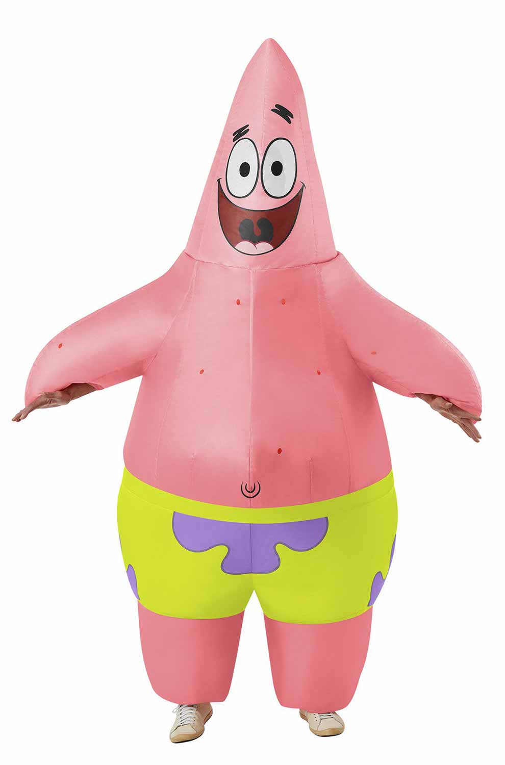 Inflatable Patrick Star Adult Costume - PureCostumes.com