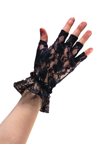 Victorian Fingerless Lace Gloves