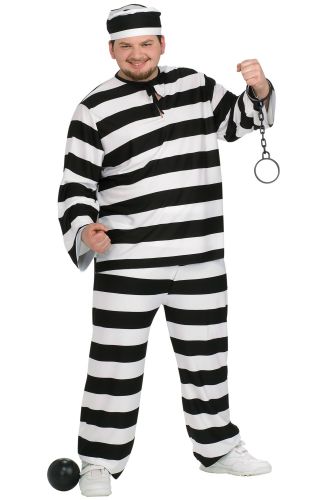 Guilty Convict Plus Size Costume