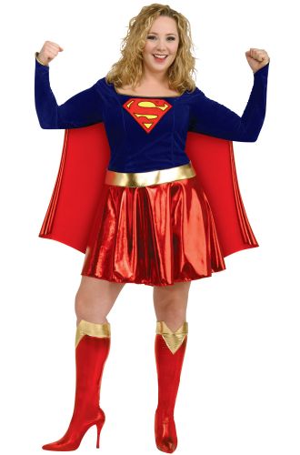 Deluxe Supergirl Plus Size Costume