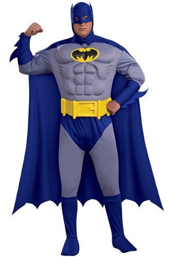 Batman Deluxe Muscle Chest Batman Plus Size Costume