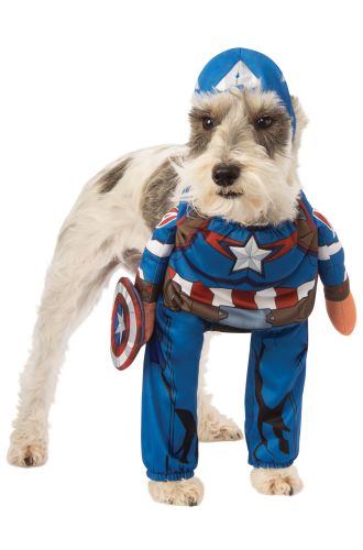 Walking Captain America Pet Costume