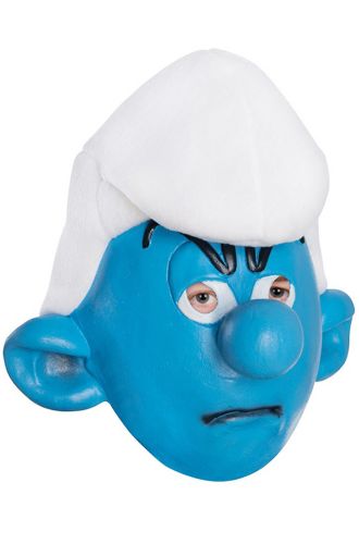 Grouchy Smurf Adult Mask