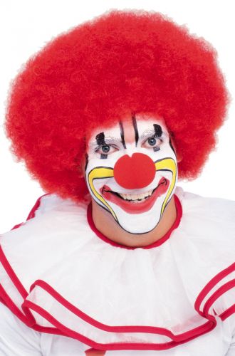 Red Clown Adult Wig