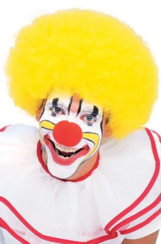 Yellow Clown Adult Wig