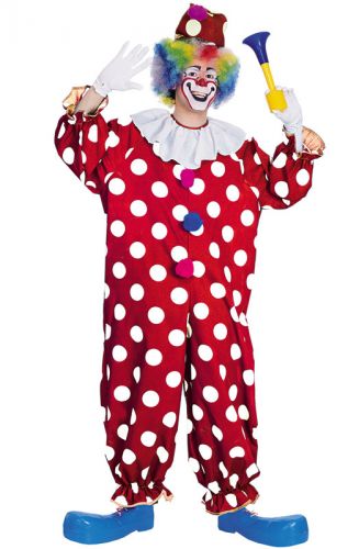 Dotted Clown Adult Costume