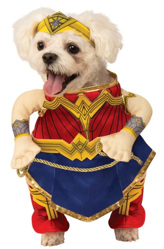 Walking Wonder Woman Pet Costume