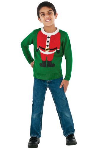 Santa Sweater Child Costume