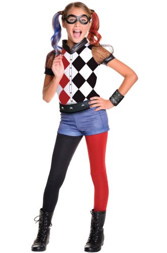 DC Super Hero Girls Deluxe Harley Quinn Child Costume