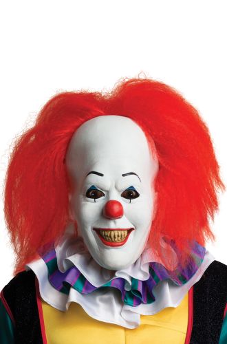 Pennywise Overhead Latex Mask with Hair