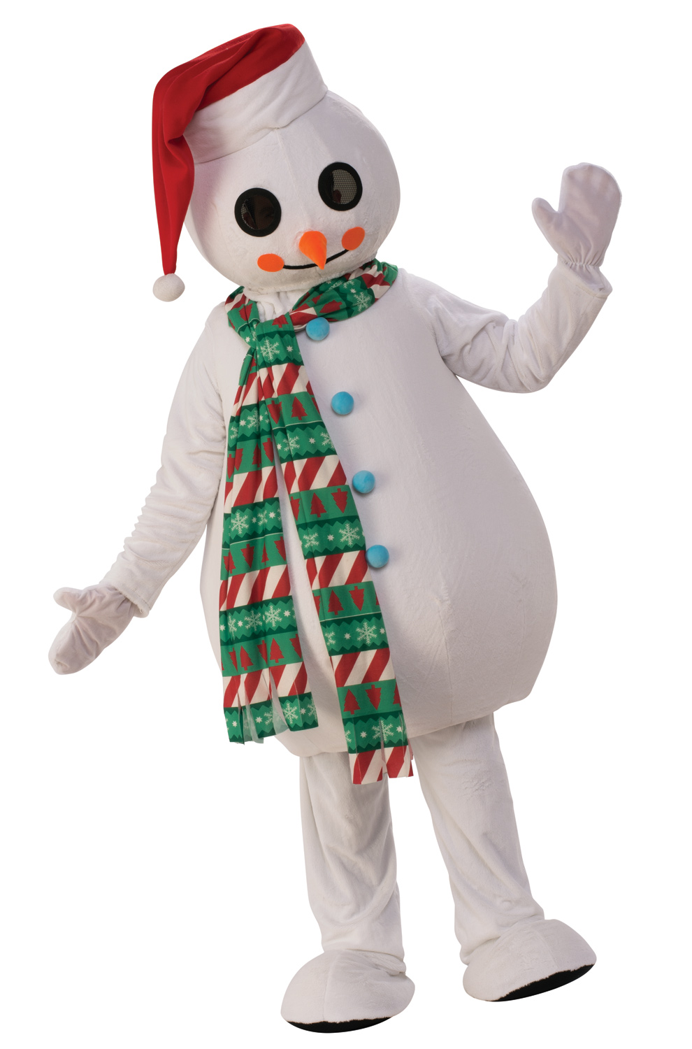 Adult Snowman Mascot Christmas Xmas Winter Party Festive Fancy Dress Costume New 