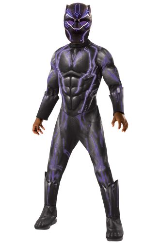 Super Deluxe Battle Black Panther Child Costume