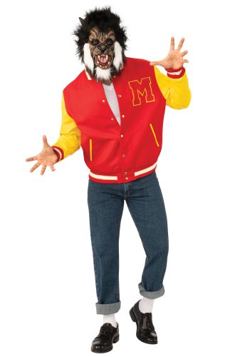 Michael Jackson Thriller Deluxe Werewolf Varsity Jacket Adult Costume