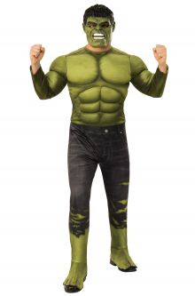 St. Patrick's Day Green Superheroes Deluxe Hulk Adult Costume