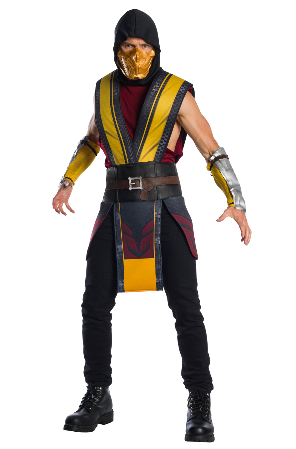 When you wear this costume, you'll transform into Grandmaster Scorpion of Shirai Ryu and ...