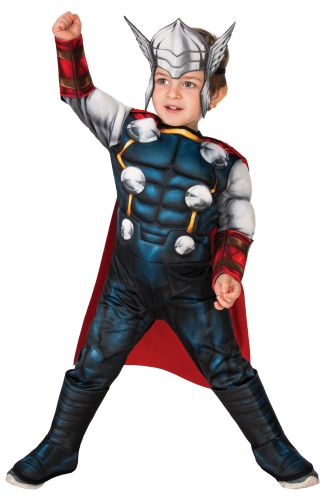 Superhero Adventures Deluxe Thor Toddler Costume