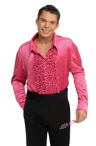 Velvet Disco Shirt (Pink)