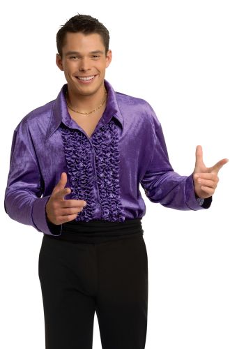 Velvet Disco Shirt (Purple)