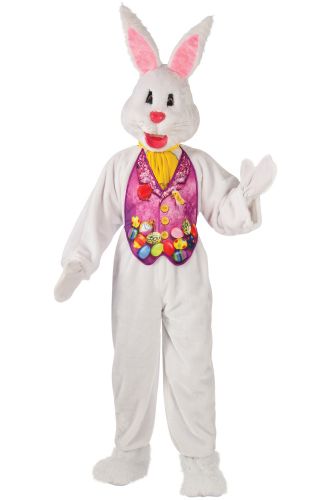 Super Deluxe Bunny Mascot Adult Costume (X-Large)