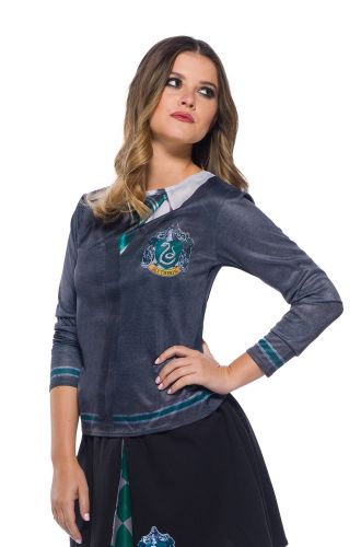 Slytherin Printed Top Adult Costume