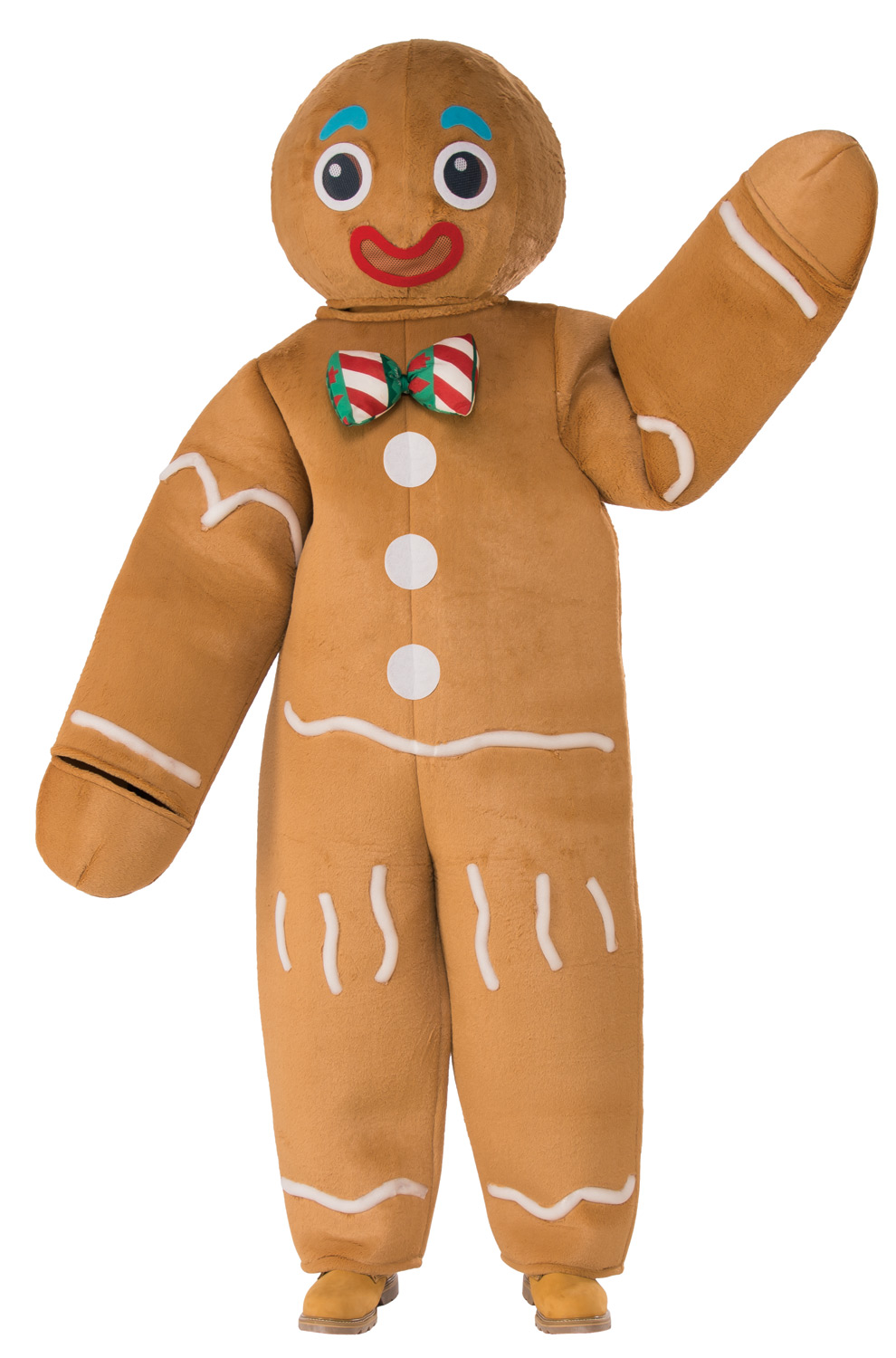 Gingerbread Man Mascot Adult Costume - PureCostumes.com