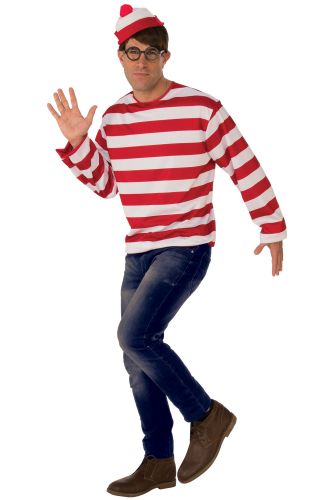 Where's Waldo Adult Costume