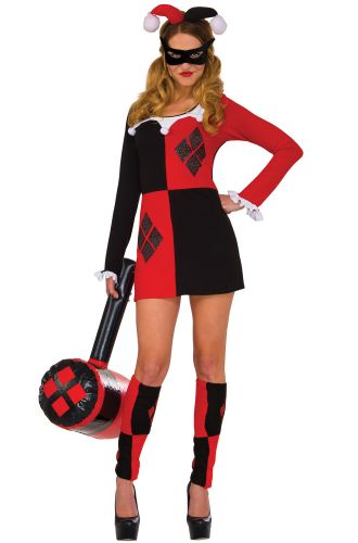 Harley Quinn Dress Adult Costume