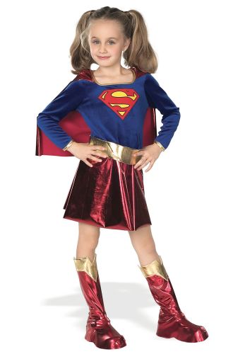 Superman Supergirl Child Costume
