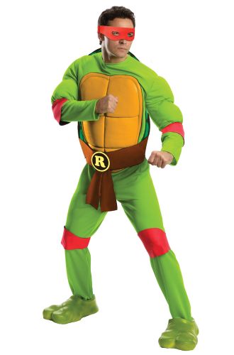 Teenage Mutant Ninja Turtles Deluxe Raphael Adult Costume