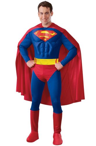 Deluxe Muscle Chest Superman Adult Costume