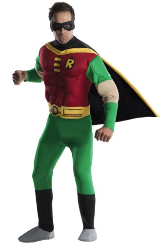 Teen Titans Deluxe Muscle Chest Robin Adult Costume